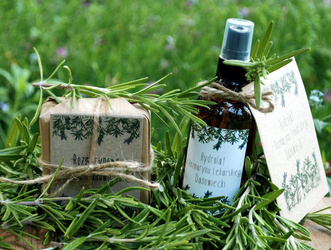 Rozmaryn: mydło + hydrolat