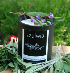 Zapachowa Świeca Sojowa: SZAŁWIA